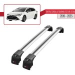 Compatible avec toyota corolla touring (e210) 2019 - 2025 ace - 2 barres de toit railing porte - bagages ...