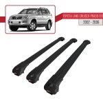 Pour toyota land cruiser prado (j120) 2002 - 2006 barres de toit ace - 1 railing porte - bagages de voiture ...