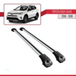 Compatible avec toyota rav4 iv (xa40) post - facelift 2016 - 2018 ace - 1 barres de toit porte - bagages ...