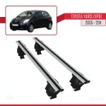 Compatible avec toyota yaris / vitz (xp9) 2005 - 2011 barres de toit ace - 4 railing porte - bagages ...