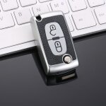 Tpu en cuir 2 boutons voiture télécommande clé housse pour citroen c2 c3 c4 c5 c6 c8 pour peugeot 107 ... Tpu en cuir 2 boutons voiture télécommande clé housse pour citroen c2 c3 c4 c5 c6 c8 pour peugeot 107 ...