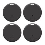 Traceur gps - smart tag - 4pcs - alarme bidirectionnelle - ios / android - bluetooth - rond en temps ...