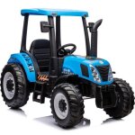 Tracteur - lean cars - a011 - 24 v - batterie - bleu