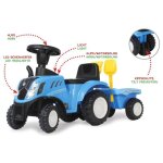 Tracteur new holland t7 avec remorque pelle et rteau pour enfant - jamara kids
