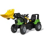 Tracteur  pdales - rolly - deutz 8280 ttv - sige rglable - chargeur inclus - pneus confortables
