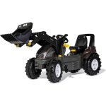Tracteur  pdales - rolly - farmtrac premium ii valtra - chargeur frontal - sige rglable - jaune