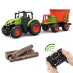 Tracteur rc - tracteur radiocommand tracteur rc avec remorque camion jouet pour 3 4 5