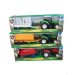 Tracteur avec remorque - mercier - 33 cm - mod�les al�atoires - pour enfants - vert