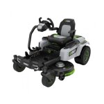 Tracteur tondeuse lectrique zt4201es coupe 107 cm 6 batteries de 10ah et chargeur mural inclus