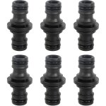 Trahoo - 6 pièces double connecteur de tuyaux mâles raccord tuyau darrosage 1 / 2 embout tuyau arrosage ... Trahoo - 6 pièces double connecteur de tuyaux mâles raccord tuyau darrosage 1 / 2 embout tuyau arrosage ...