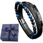 Trahoo - cadeau homme bracelet homme cadeau noel homme bracelet homme personnalis cadeau papa avec cartes ...