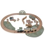 Train en bois avec rails - little dutch - little farm - 1 train et 2 wagons - 18 mois et plus - intérieur ... Train en bois avec rails - little dutch - little farm - 1 train et 2 wagons - 18 mois et plus - intérieur ...