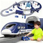 Train lectrique pour enfants 3 - 8 ansmarsee circuit flexible vhicules de construction jouet cadeau ...
