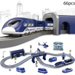 Train �lectrique enfant 66pcs jouets enfants v�hicules de construction 6 - 12 ans de cadeau gar�on fille ...