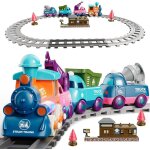 Train lectrique pour enfants - connexion magntique - circuit train electrique pour garons et filles ...