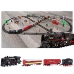 Coffret de train �lectrique - locomotive � vapeur - lumi�res et fum�e r�aliste - 181 x 78 cm - d�s 6 ...