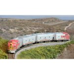Train miniature - rokuhan - set de 2 voitures z shorty emd f7 atsf - blanc - adulte - 14 ans