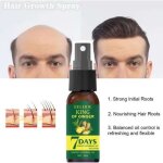 Spray de traitement capillaire - traitement anti - chute - 30ml - extrait de gingembre - anti - chute ...