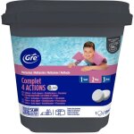 Traitement complet - gre - 4 actions - 5 kg - galets 250 g - formule 0 % acide borique