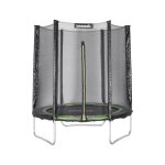 Trampoline rond  180cm vert avec son filet de protection - cassiope - trampoline de jardin 2m qualit ...