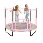 Trampoline - duoku - 60 pouces - mini trampoline int�rieur / ext�rieur - filet de s�curit� - panier de ...