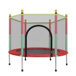 Trampoline pour enfants 140cm avec filet de scurit surlev trampoline extrieur intrieur stable trampoline ...