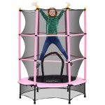 Trampoline enfant homcom Ø 140 × 190h m filet de sécurité porte zipée couvre - ressorts 6 poteaux rembourrés ... Trampoline enfant homcom Ø 140 × 190h m filet de sécurité porte zipée couvre - ressorts 6 poteaux rembourrés ...