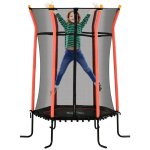 Trampoline pour enfant - homcom - filet de sécurité 6 poteaux rembourrés - charge max. 50 kg - Ø 163 ... Trampoline pour enfant - homcom - filet de sécurité 6 poteaux rembourrés - charge max. 50 kg - Ø 163 ...