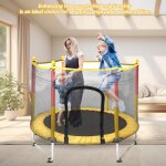 Trampoline pour enfants pour lintrieur et lextrieur avec filet de scurit tanche capacit de charge ...