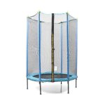 Trampoline - innovagoods - jeu a ressort - 140 cm - filet de s�curit� - 3 - 6 ans