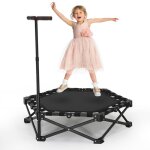 Trampoline r�glable en hauteur avec poign�e antid�rapante capacit� de charge de 150 kg stable et durable ...
