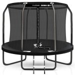 Trampoline thunder� elite � 244 - 252cm 8ft pour enfants pack complet avec filet de s�curit� certification ...