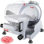 Trancheuse �lectrique commerciale - vevor - 240 w trancheuse � jambon lame 250 mm 350 - 400 tr / min ...