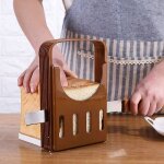 Trancheuse pain en acier inoxydable rglable 4 modes outil de cuisson pratique yyv Trancheuse pain en acier inoxydable rglable 4 modes outil de cuisson pratique yyv