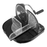 Trancheuse � pain manuelle - orion - compacte - noir - acier inoxydable - r�glage �paisseur jusqu� 18 ...