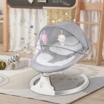 Transat bébé Électrique balancelle bebe electrique de la naissance à 10 mois5 amplitudes de vibrations ... Transat bébé Électrique balancelle bebe electrique de la naissance à 10 mois5 amplitudes de vibrations ...