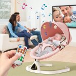 Transat bebe electrique intelligent 5 vitesses inclinable 0 - 18m avec plateau amovible moustiquaire ...