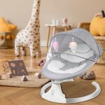 Transat �lectrique pour b�b� - 0 - 10 mois - bluetooth + t�l�commande + moustiquaire + 5 positions de ...