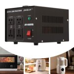 Transformateur 220 v  110 v - 800w convertisseur de tensio avec 4 prises pour us uk eu hk japan china ...