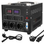 Transformateur convertisseur de tension - duoku - sv - 5000va - 5000 w - 110 v / 220 v - prise am�ricaine ...