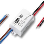 Transformateur led 12v 6w tanche ip66 sans scintillement led bloc dalimentation driver power supply