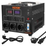 Transformateur - vevor - convertisseur de tension lvateur abaisseur 5000 w transformateur de puissance ...
