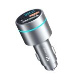 Transmetteur fm bluetooth 5. 3 chargeur voiture bluetooth tout mtal