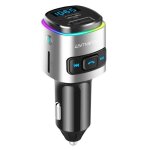 Transmetteur fm bluetooth avec chargeur voiture usb et usb - c pd 18w 4smarts noir
