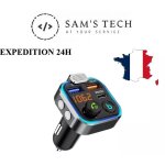 Transmetteur fm bluetooth voiture 5. 0chargeur rapide pd 20w + 18w qc3. 0support deep bassclé usbappels ... Transmetteur fm bluetooth voiture 5. 0chargeur rapide pd 20w + 18w qc3. 0support deep bassclé usbappels ...
