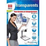 Transparents pour dossiers et rtroprojecteurs - 20 feuilles