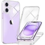 Transparente coque pour iphone 16 plus 360 degr protection double face integrale housse etuistpu antichoc ...