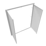 Trappe pour échelle - trappe de visite métalique grand format - dimensions de passage : 800 x 800 mm ... Trappe pour échelle - trappe de visite métalique grand format - dimensions de passage : 800 x 800 mm ...