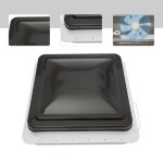 Trappe de ouvrant toit pour caravane ou camping - car avec brise - vue pour caravane / camion / van avec ...