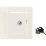 Trappe de visite - kotarbau - 10 x 10 cm - mtal - blanc - accs facile